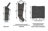 Pressoterapia PressoMassaggio MESIS Plus+ BASIC a 6 camere cod.FO-3001 (mod. PLUS-SIX)-2G con 2 gambali
