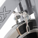 Gym Bike SRX-45 S Linea Toorx Trasmissione a cinghia Massa volanica peso 18 kg Peso max utente 125 kg bike da spinning