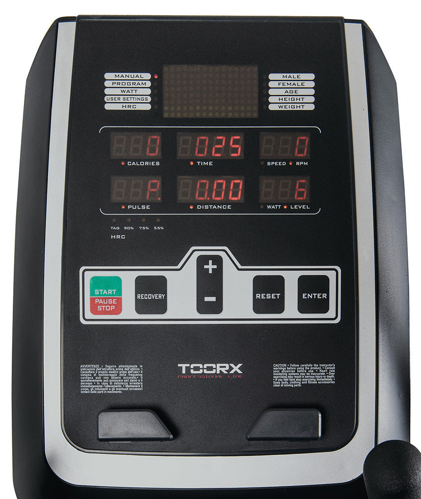 Bici da Camera professionale Cyclette Ergometro Brx 9000 Bike Toorx - Utente 180 Kg - cod. BRX-9000