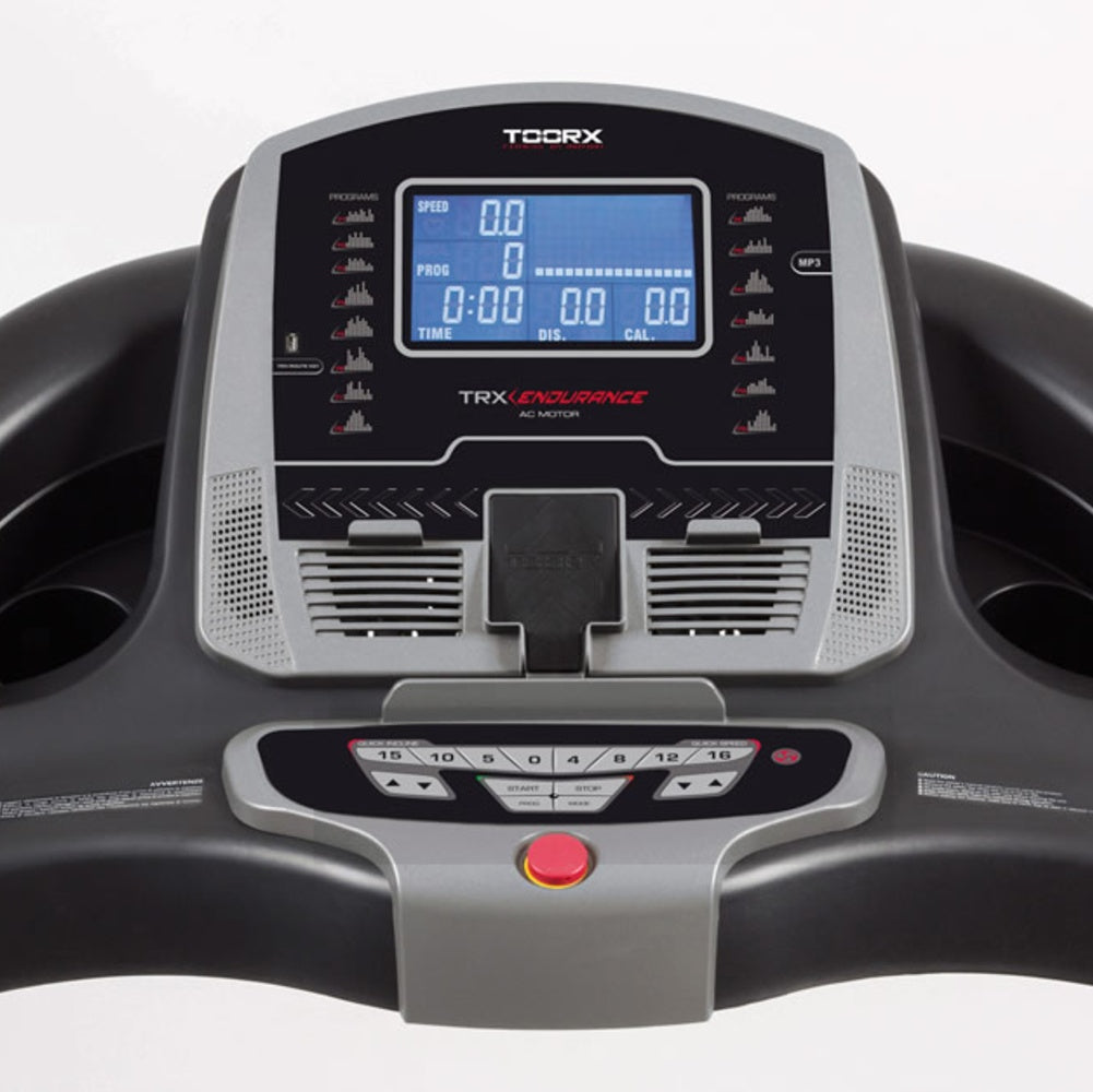 Trx-endurance Hrc Tapis Roulant Toorx Fascia Cardio - Motore 3.5 Hp A Corrente Alternata - 17 Programi - 20km/h- 140 Kg Di Peso Utente Tappeto Elettrico Palestra