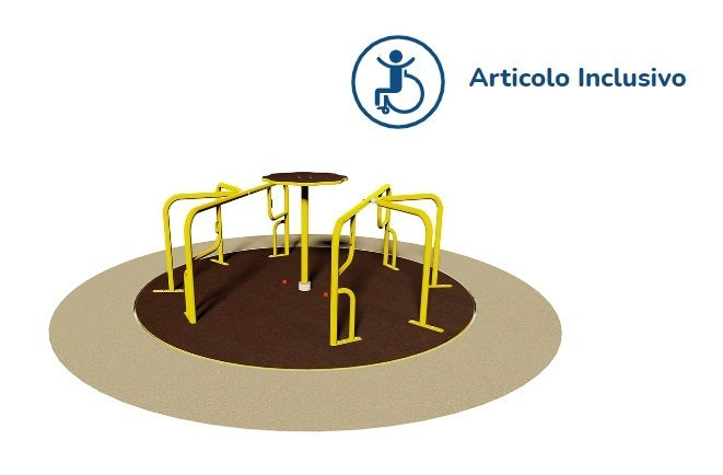Giostra Carosello Light per disabili Cod.1026-A - Giochipark -