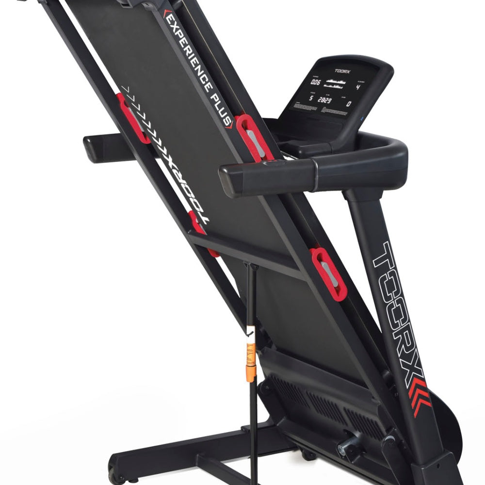 Tapis Roulant Toorx Experience Plus Hrc App Ready 3.0 Fascia Cardio Inclusa Toorx - Peso Max Utente 130 Kg - Velocità 22 Km/h - Piano Corsa 150 X 51 Cm Compatibile Con. Zwift-kinomap E Iconsole Tappeto Elettrico Palestra