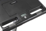 Cyclette BRX-OFFICE COMPACT Salvaspazio-Accesso Facilitato-Scrivania Regolabile in Altezza/Inclinazione Linea Toorx PESO MASSIMO UTENTE 100 Kg Gym Bike Bici da Camera