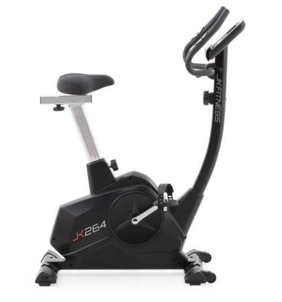 Cyclette JK Fitness JK 264 Compatibile APP Zwift e Kinomap COD.JK264 - peso volano 10 kg - peso max utente 120 kg - bici da camera, ciclocamera