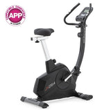 Cyclette JK Fitness JK 264 Compatibile APP Zwift e Kinomap COD.JK264 - peso volano 10 kg - peso max utente 120 kg - bici da camera, ciclocamera