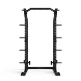 WLX-3400 Half Rack con 8 Barre in Acciaio per Elastici e Traliccio Multipresa Superiore Linea Toorx Professional