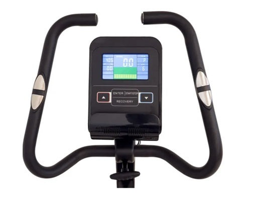 Cyclette JK Fitness JK 274 Compatibile APP Zwift e Kinomap COD.JK274 - volano 12 kg - peso max utente 130kg bici da camera - cyclette