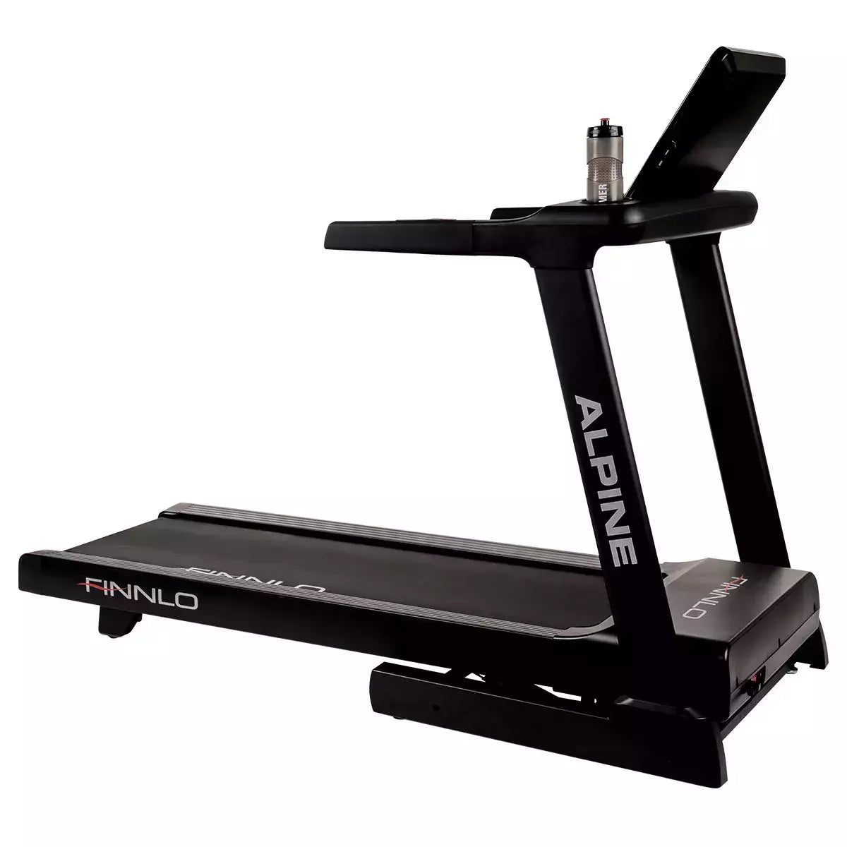 Tapis Roulant Alpine TFT Treadmill Linea FINNLO by Hammer Velocità di allenamento fino a 22 km/h Utente 160 Kg. Piano Corsa 156 x 51 cm Inclinazione Elettrica cod. 3502 Tappeto Elettrico Palestra Richiudibile Salvaspazio