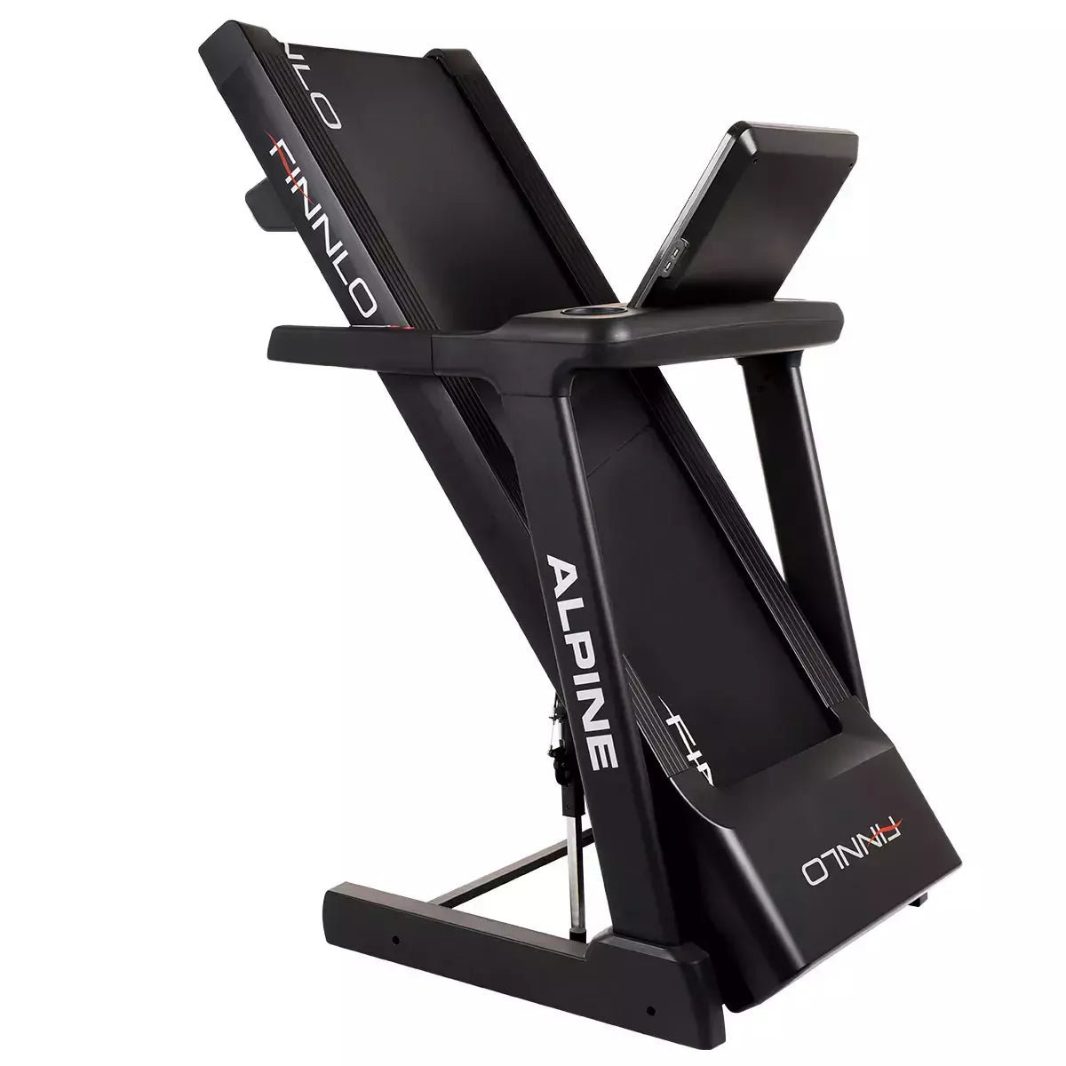 Tapis Roulant Alpine TFT Treadmill Linea FINNLO by Hammer Velocità di allenamento fino a 22 km/h Utente 160 Kg. Piano Corsa 156 x 51 cm Inclinazione Elettrica cod. 3502 Tappeto Elettrico Palestra Richiudibile Salvaspazio