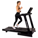 Tapis Roulant Alpine TFT Treadmill Linea FINNLO by Hammer Velocità di allenamento fino a 22 km/h Utente 160 Kg. Piano Corsa 156 x 51 cm Inclinazione Elettrica cod. 3502 Tappeto Elettrico Palestra Richiudibile Salvaspazio