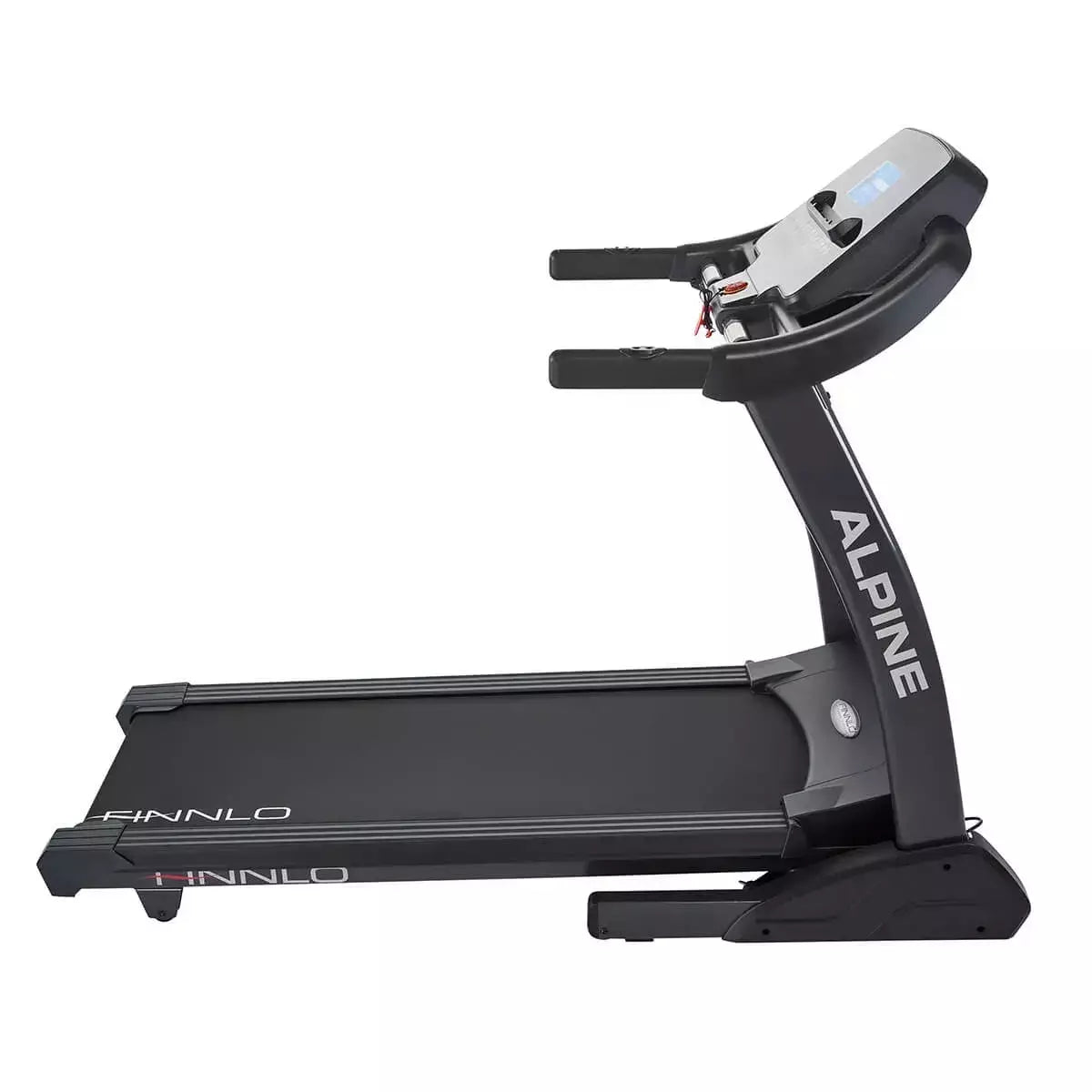 Tapis Roulant Alpine BT Treadmill Linea FINNLO by Hammer Velocità di allenamento fino a 20 km/h Utente 150 Kg. Piano Corsa 142 x 50 cm Inclinazione Elettrica cod. 3511 Tappeto Elettrico Palestra Richiudibile Salvaspazio