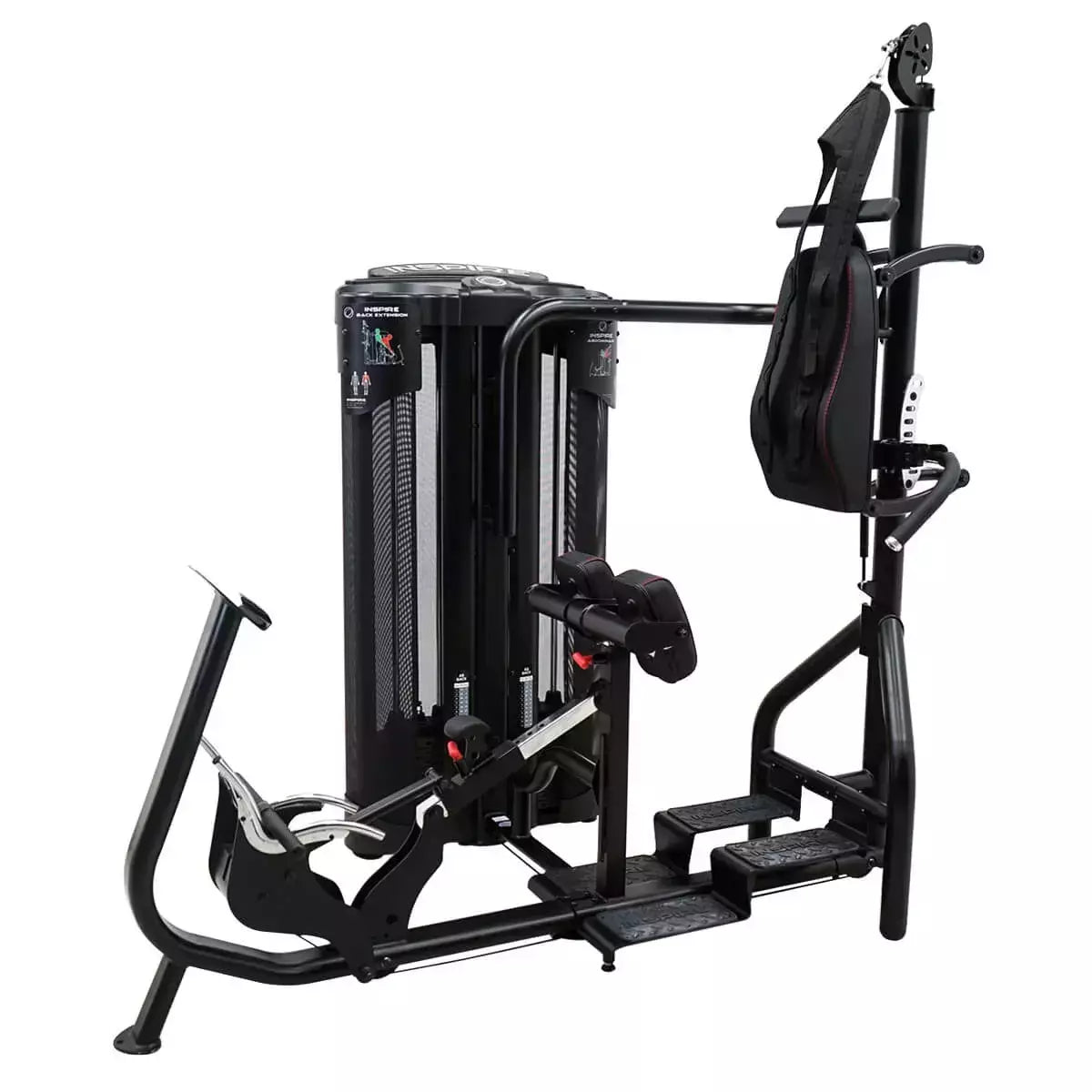 Stazione Multifunzione Dual Station Ab/Back Linea Hammer cod. 3584 dim. 200 x 110 x 215 cm Pacco pesi 2 x 50 kg