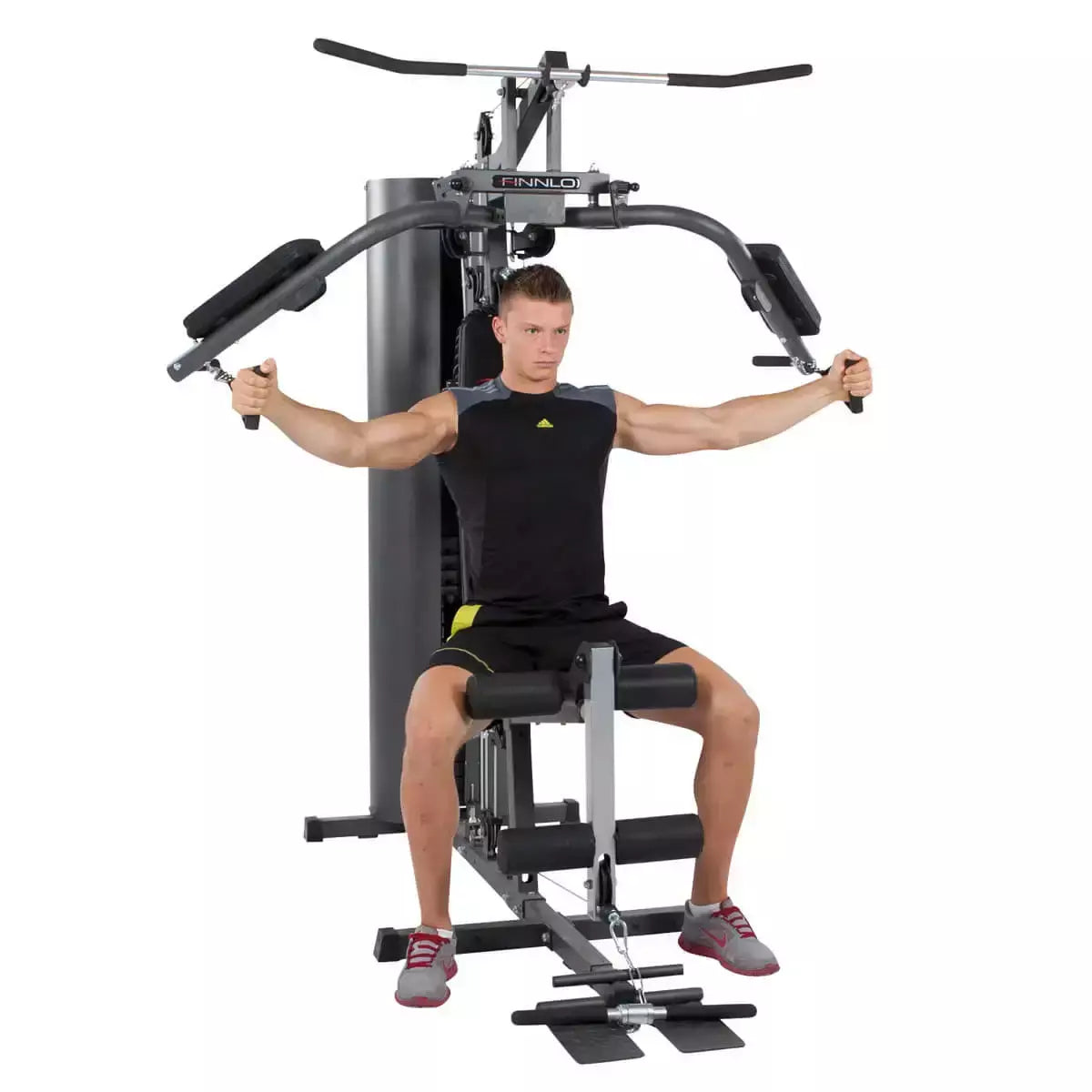 Stazione Multifunzione Autark 600 Palestra Multi-gym Pacco Pesi 80 kg Linea FINNLO by Hammer Multi Palestra cod. 3929
