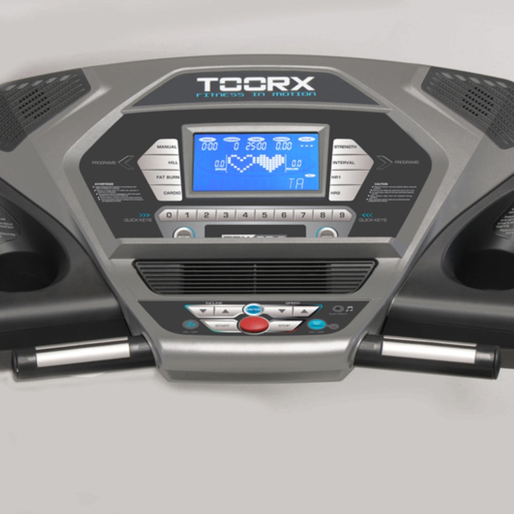 Tapis Roulant Trx-90 S Hrc Con Fascia Cardio Polar T34 Inclusa Cod.trx-90s Toorx Peso Utente 150 Kg - Piano Corsa 151 X 54 Cm - Motore 3.5 Hp Tappeto Elettrico Palestra