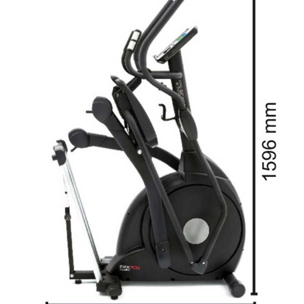 Ellittica Elettromagnetica ERX-700 HRC Volano Anteriore Richiudibile con Ricevitore Wireless -App Ready 3.0-Linea Toorx Chrono Line