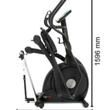 Ellittica Elettromagnetica ERX-700 HRC Volano Anteriore Richiudibile con Ricevitore Wireless -App Ready 3.0-Linea Toorx Chrono Line