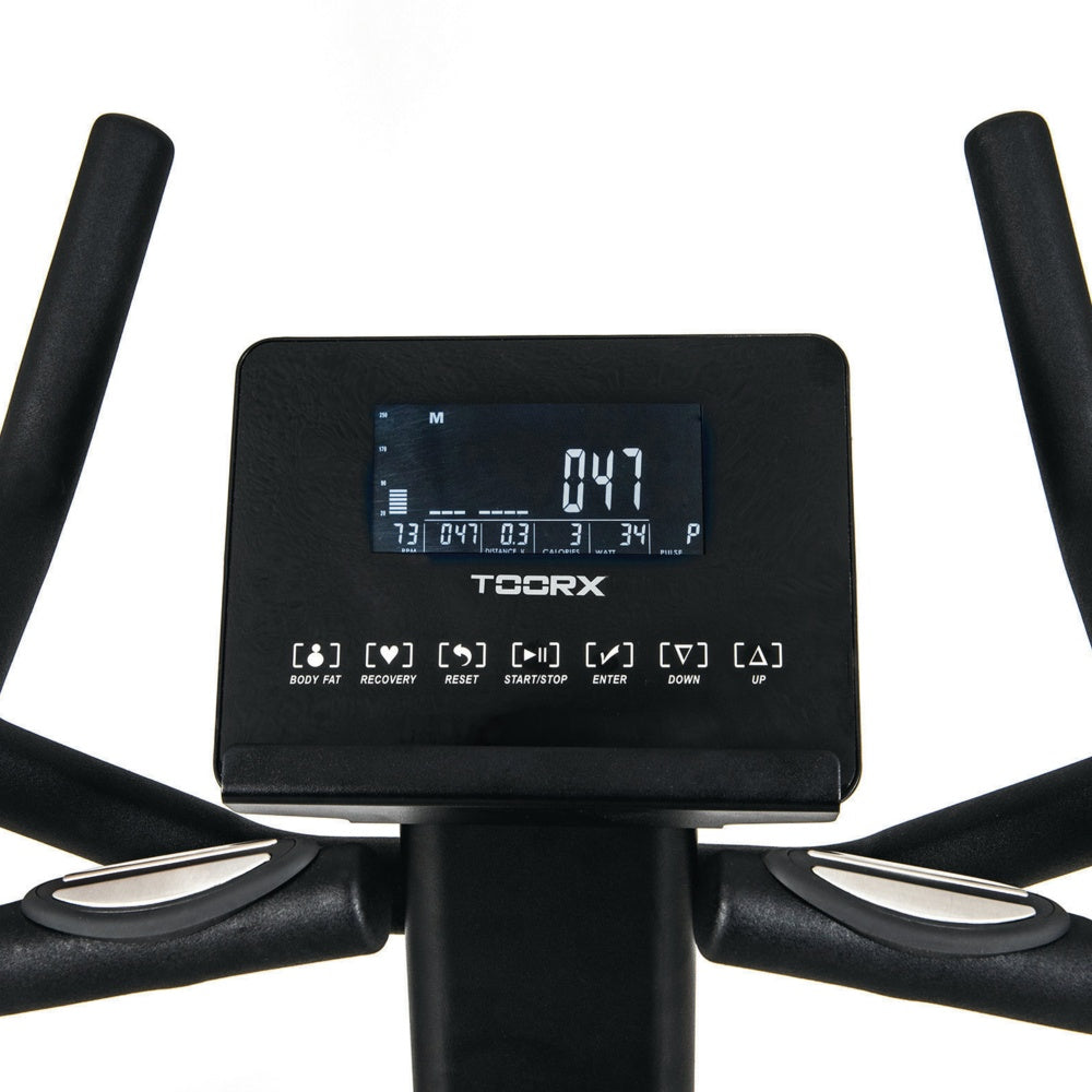 Brx-3000 Hrc Cyclette Linea Chrono Professionale Accesso Facilitato Ergometro Con Ricevitore Wireless Toorx + App Ready - Volano 16 Kg - Peso Max Utente 160 Kg Normativa En20957 S Gym Bike Bici da Camera