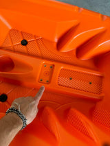 kayak GIL 2.0 BIG MAMA START - canoa monoposto da 254 cm + seggiolino + pagaia - ARANCIONE