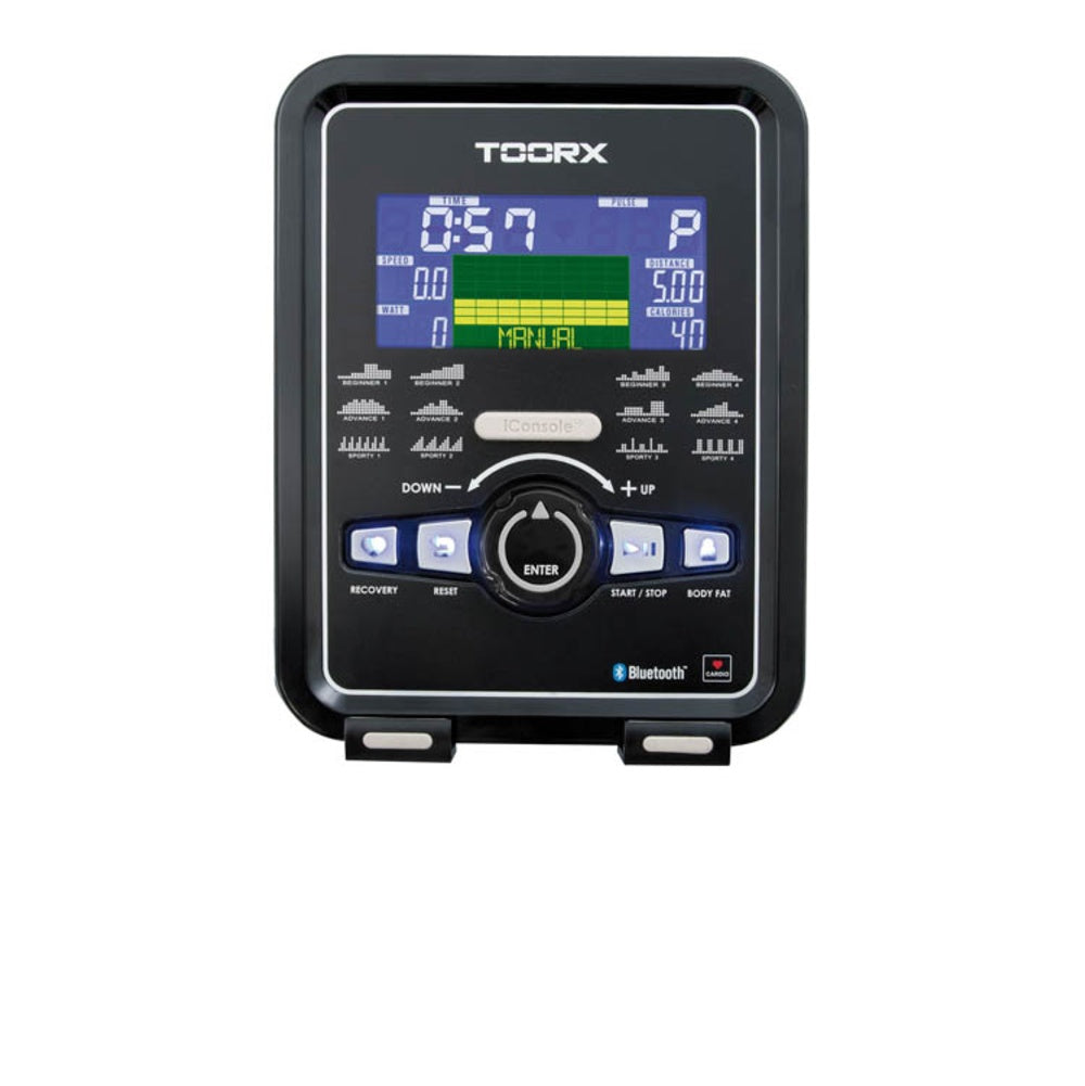 Ellittica Elettromagnetica ERX-300 HRC con Ricevitore Wireless -App Ready 3.0-Linea Toorx Chrono Line