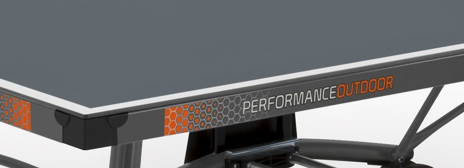 Tavolo Ping Pong Performance Outdoor Grigio cod.C-380E Garlando con 4 Racchette e 18 Palline In Omaggio