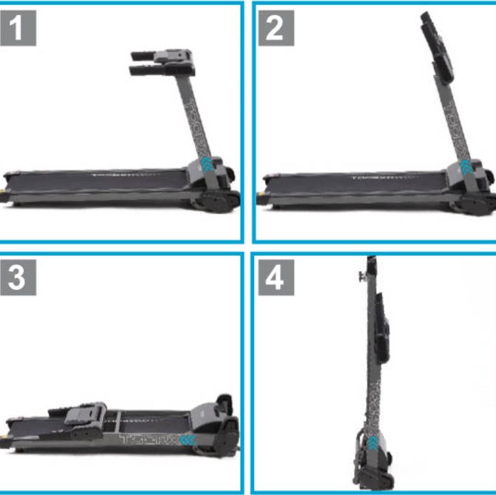 Promo Trx Smart Compact Tapis Roulant Salvaspazio Toorx - Piano Corsa 123 X 44 Cm - Peso Utente 100 Kg - Velocità 14 Km/h Tappeto Elettrico Palestra