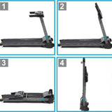 Promo Trx Smart Compact Tapis Roulant Salvaspazio Toorx - Piano Corsa 123 X 44 Cm - Peso Utente 100 Kg - Velocità 14 Km/h Tappeto Elettrico Palestra