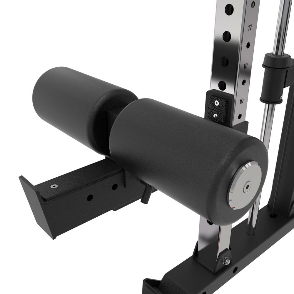 ASX-6000 Stazione multifunzione Professional all in one pacco pesi 2 x 90 kg -Dual Pulley + Smith machine + Rack functional con traliccio per le trazioni e dip station TOORX