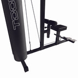 LTX-3000 Lat Machine con Pulley Basso - Pacco Pesi in Acciaio 90 kg. Linea Toorx Chrono Pro Line
