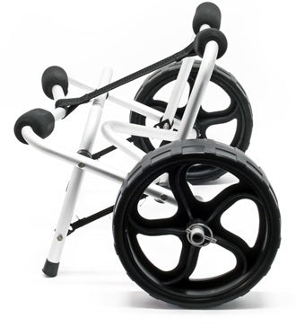 Carrello richiudibile per trasporto kayak In alluminio Ruote in PU Cinghia in nylon incl. Max 68 kg cod.62642