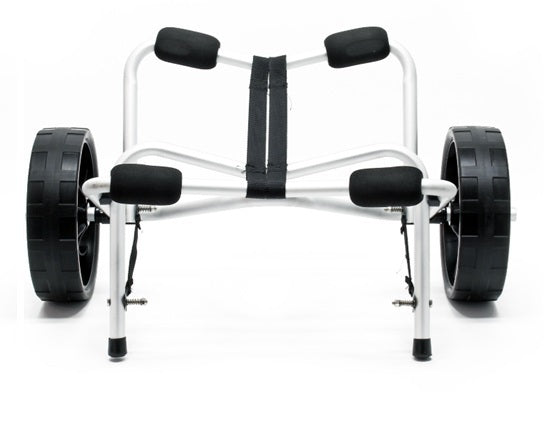 Carrello richiudibile per trasporto kayak In alluminio Ruote in PU Cinghia in nylon incl. Max 68 kg cod.62642