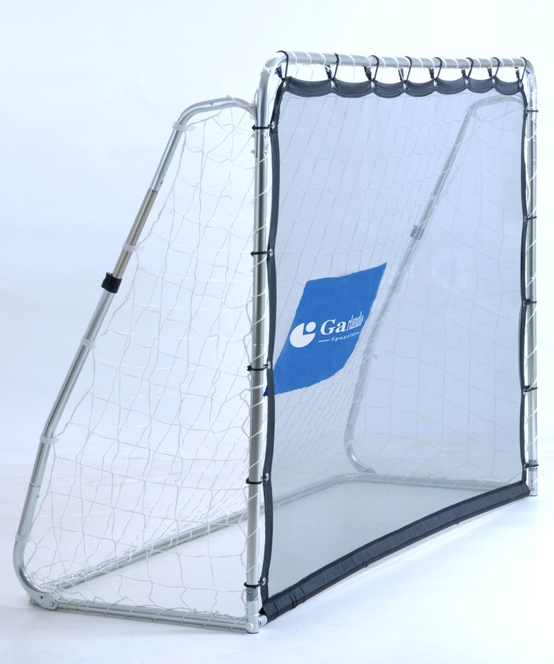 Porta da Calcio Multi Trainer PRO 215x152 cm. con Rete Allenamento Inclinabile a Rimbalzo e Bersagli Garlando