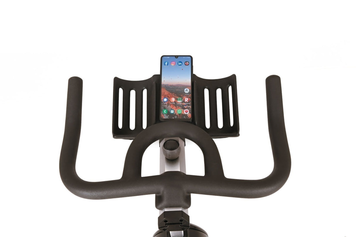 Ex esposizione Gym Bike Indoor Cycle SRX 9500 Linea Toorx Trasmissione a cinghia Volano 24 kg Peso massimo utilizzatore 150 Kg bike da spinning