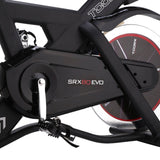 Gym Bike SRX-80 EVO Ricevitore Wireless e Fascia Cardio Inclusa Linea Toorx Trasmissione a cinghia Volano 24 kg Peso max utente 140 kg bike da spinning