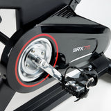 Gym Bike SRX-75 con Ricevitore Wireless Linea Toorx Trasmissione a cinghia Massa volanica peso 22 kg Peso massimo utilizzatore; 130 kg bike da spinning