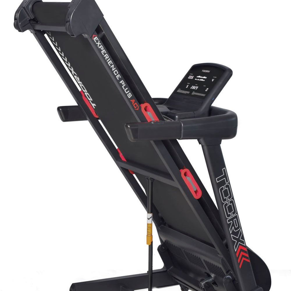 Tapis Roulant Toorx Experience Plus Ac Hrc Ready 3.0 Fascia Cardio Inclusa - Motore Corrente Alternata Tapis Roulant Toorx - Piano Corsa 150 X 51 Cm - Velocità 22 Km/h - Peso Max Utente 130 Kg Tappeto Elettrico Palestra