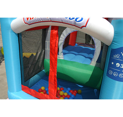 Gioco Gonfiabile Happy Casa Art.9315 - Mis 270 X 250 Cm Motore Incluso Offerta Giochi Gonfiabili In Vendita Su Timesport24
