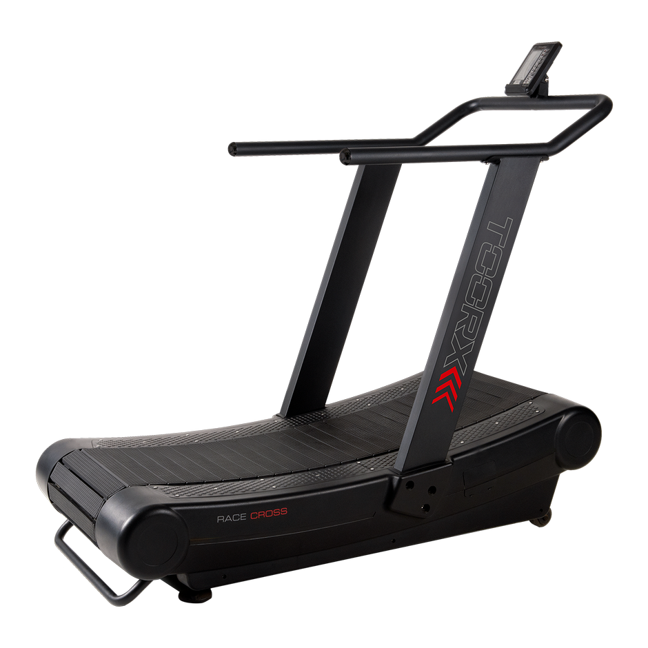 Race Cross Tapis Roulant Con Piano Corsa Curvo - Peso Max Utente 180 Kg - Piano Corsa 162 X 45 Cm Toorx