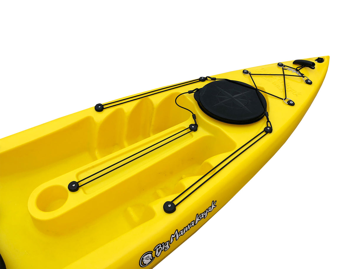 CANOA MONOPOSTO ACQUAPRIMA BIG MAMA KAYAK 310 CM + 2 GAVONE + 3 PORTACANNE + 1 PAGAIA + 1 SEGGIOLINO (FULL PACK) - AZZURRO