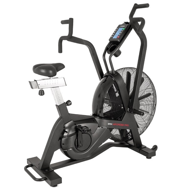 TOORX BRX-AIR-CROSS-PRO Cyclette Ad aria Linea Vertical Con Ricevitore fascia cardio integrato - peso max utente 150 kg