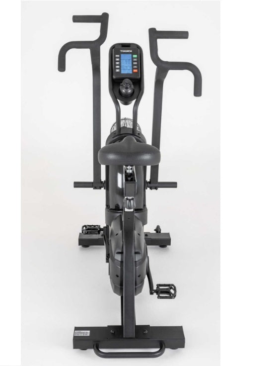 TOORX BRX-AIR-CROSS-PRO Cyclette Ad aria Linea Vertical Con Ricevitore fascia cardio integrato - peso max utente 150 kg