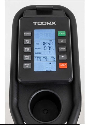 TOORX BRX-AIR-CROSS-PRO Cyclette Ad aria Linea Vertical Con Ricevitore fascia cardio integrato - peso max utente 150 kg
