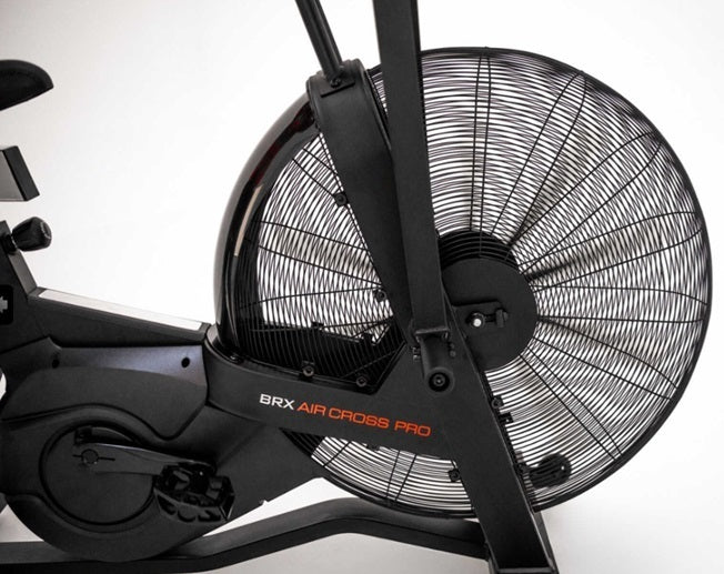 TOORX BRX-AIR-CROSS-PRO Cyclette Ad aria Linea Vertical Con Ricevitore fascia cardio integrato - peso max utente 150 kg
