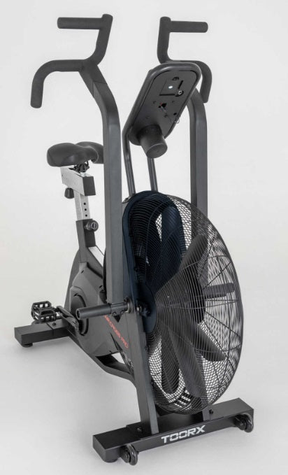 TOORX BRX-AIR-CROSS-PRO Cyclette Ad aria Linea Vertical Con Ricevitore fascia cardio integrato - peso max utente 150 kg