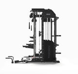 ASX-5000 Stazione multifunzione Professional all in one pacco pesi 2 x 90 kg -Dual Pulley + Smith machine + Rack functional con traliccio per le trazioni e dip station TOORX