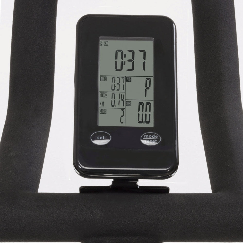 Gym Bike SRX-90 Ricevitore Wireless e Fascia Cardio Inclusa Linea Toorx Trasmissione; a cinghia Volano; peso 24 kg Peso massimo utilizzatore; 140 kg bike da spinning