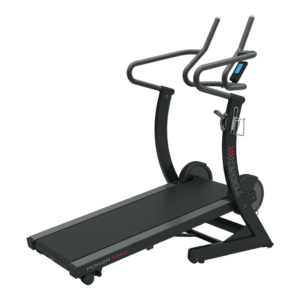 Power Mag Tapis Roulant Magnetico Inclinazione Manuale Su 3 Livelli Linea Toorx Professional Line - Piano Corsa 125 X 46 Cm - Peso Max Utente 180 Kg