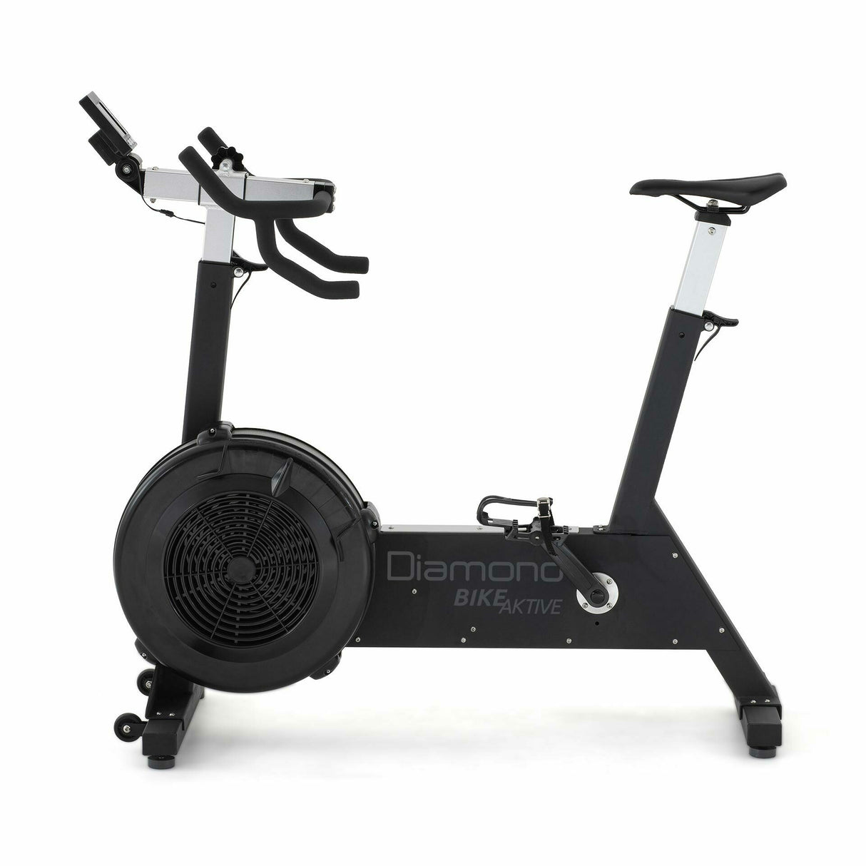 BIKE AKTIVE DIAMOND FITNESS - Air bike resistenza ad aria 10 livelli manuali- trasmissione a cinghia