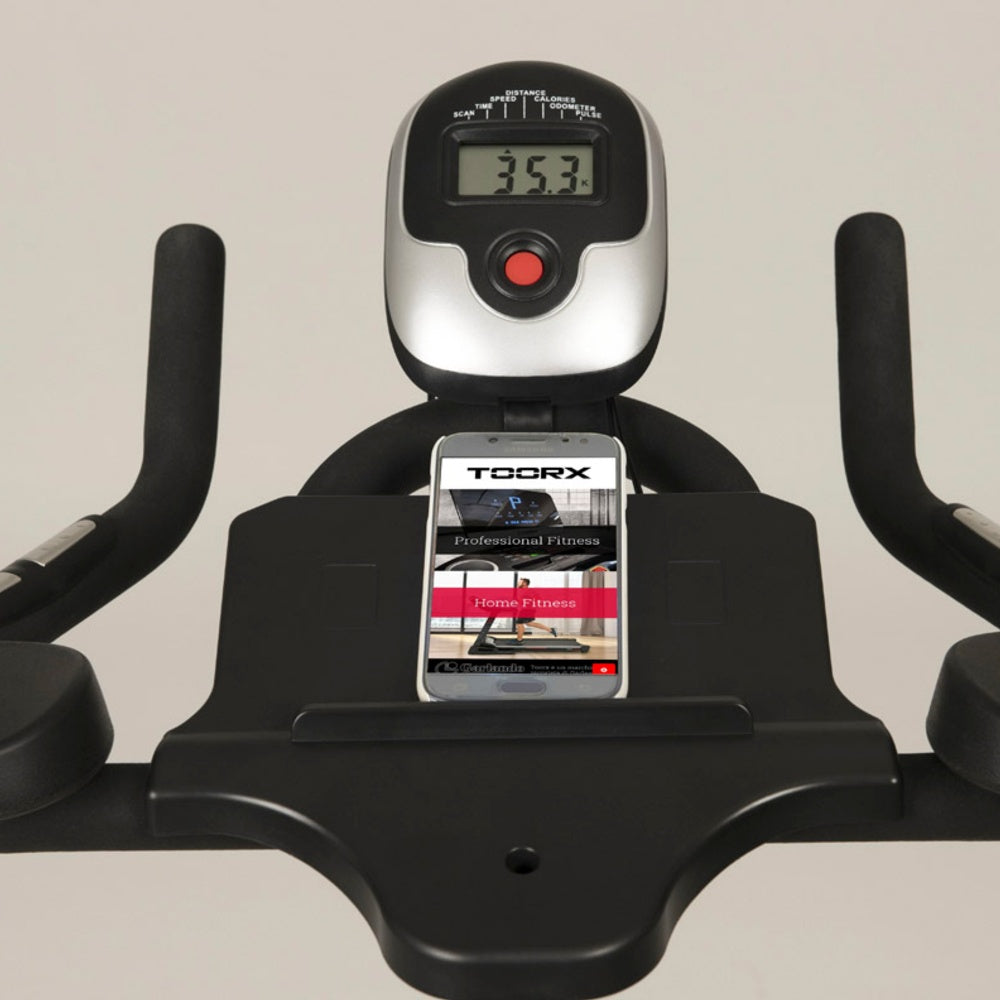 Gym Bike SRX-60 EVO Linea Toorx Trasmissione; a cinghia Massa volanica; peso 20 kg Peso max utente; 125 kg bike da spinning