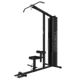 LTX-3000 Lat Machine con Pulley Basso - Pacco Pesi in Acciaio 90 kg. Linea Toorx Chrono Pro Line
