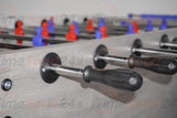 Calciobalilla G500 Rovere Grigio con Aste Uscenti- biliardino Garlando con 50 Palline in Omaggio cdG500GRUCVL.